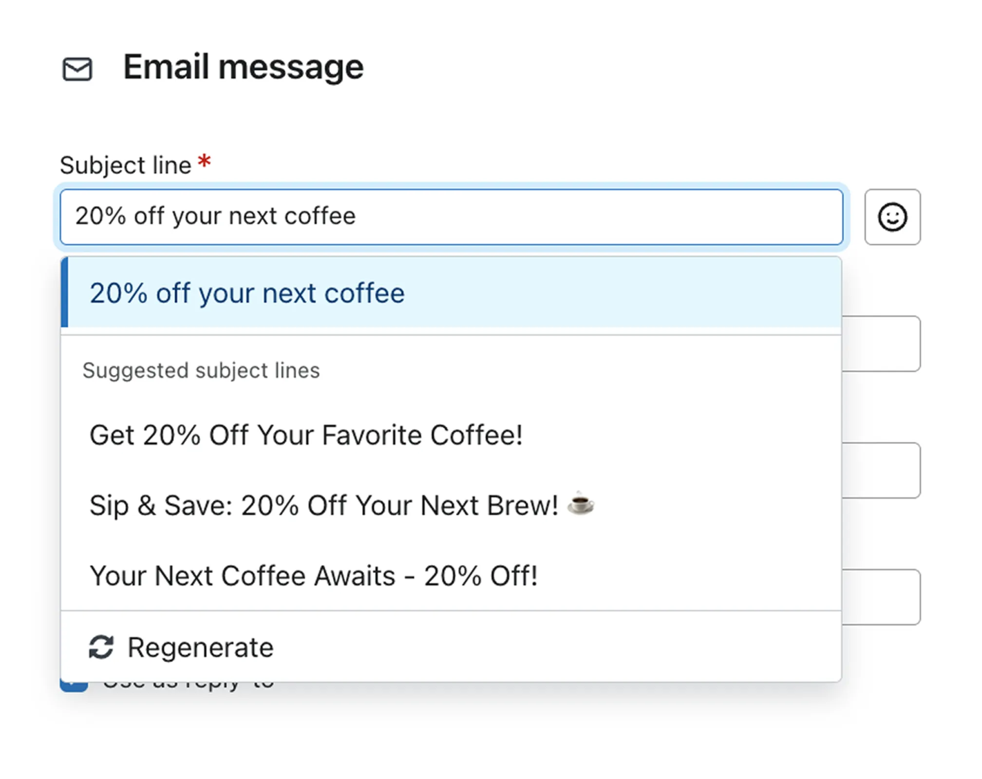 Subject line AI