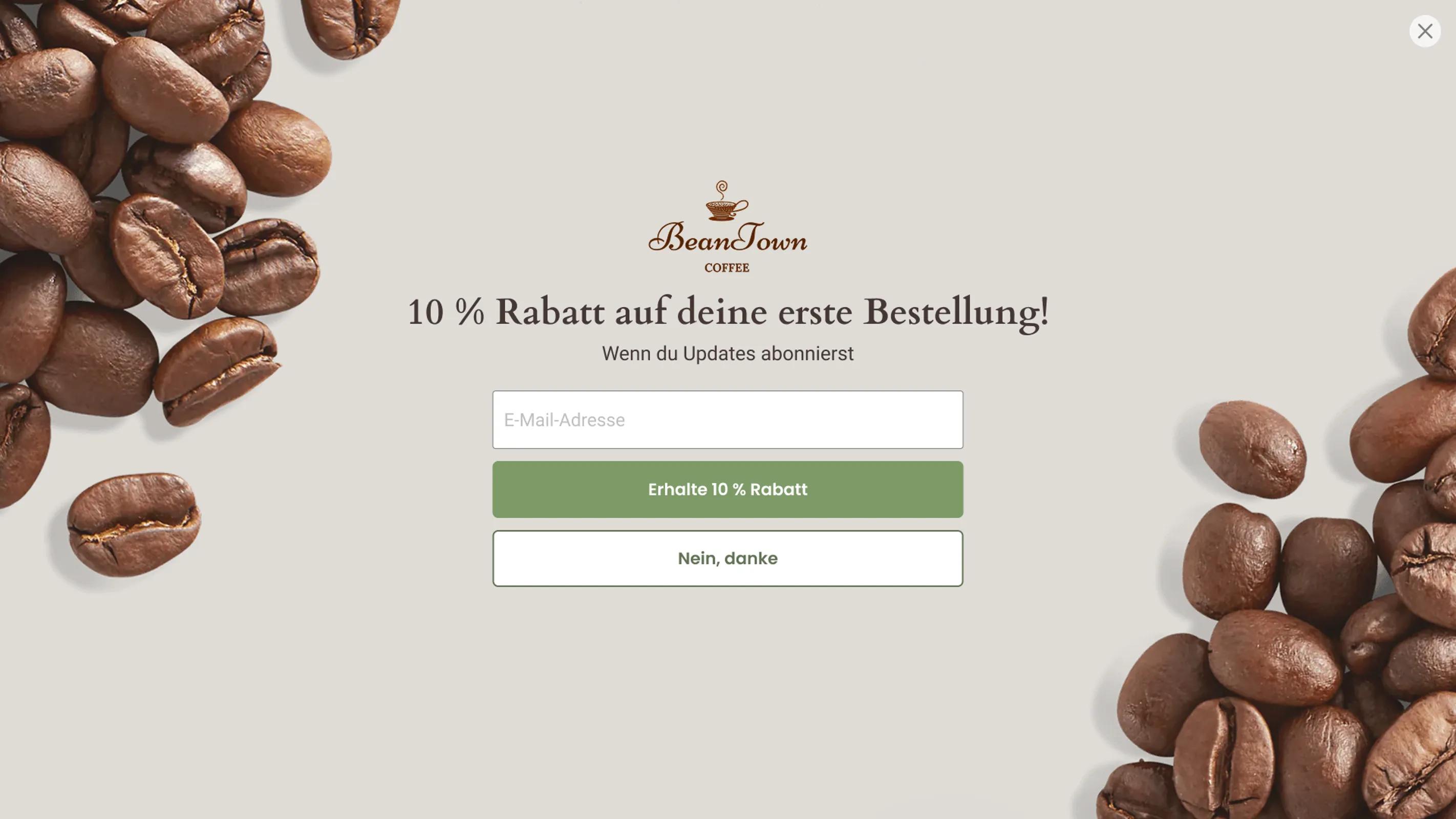 Ganzseitiges Formular mit 10% Rabatt auf Ihre erste Bestellung.