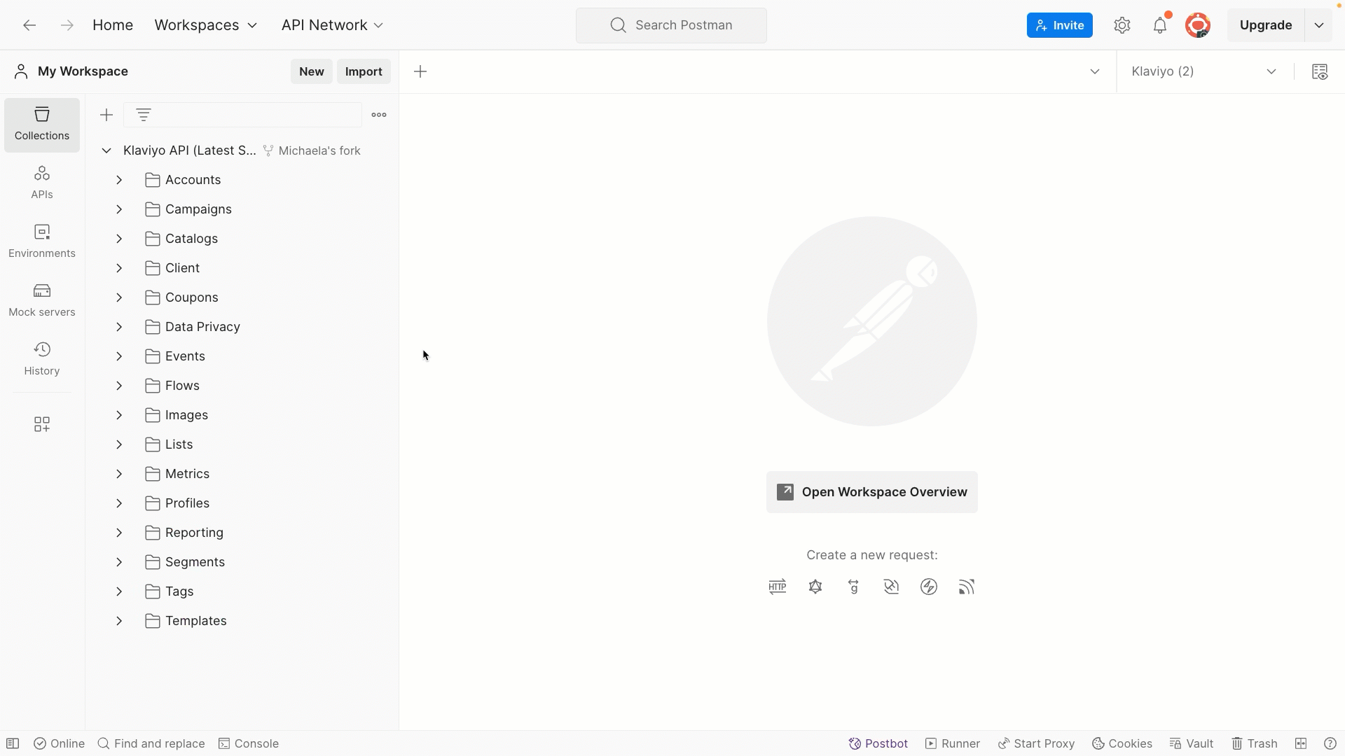 Making an empty Create Event API call