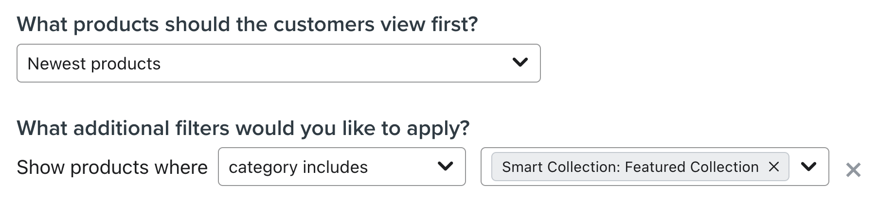 A preview of the logic used to build the New collection feed