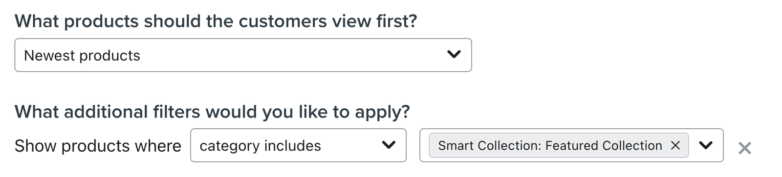 A preview of the logic used to build the New collection feed
