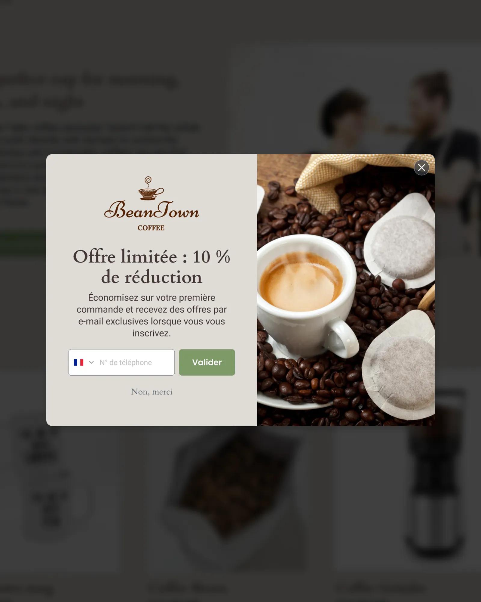Popup form