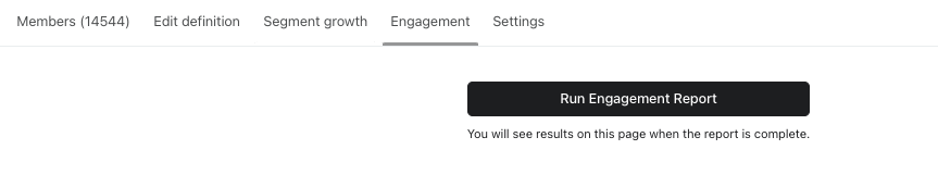 How to run a segment engagement report