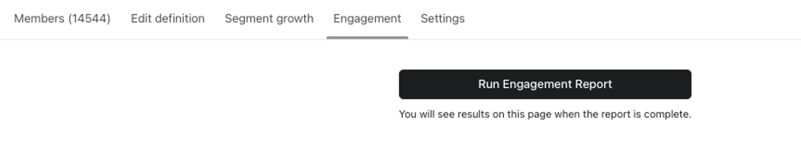 How to run a segment engagement report