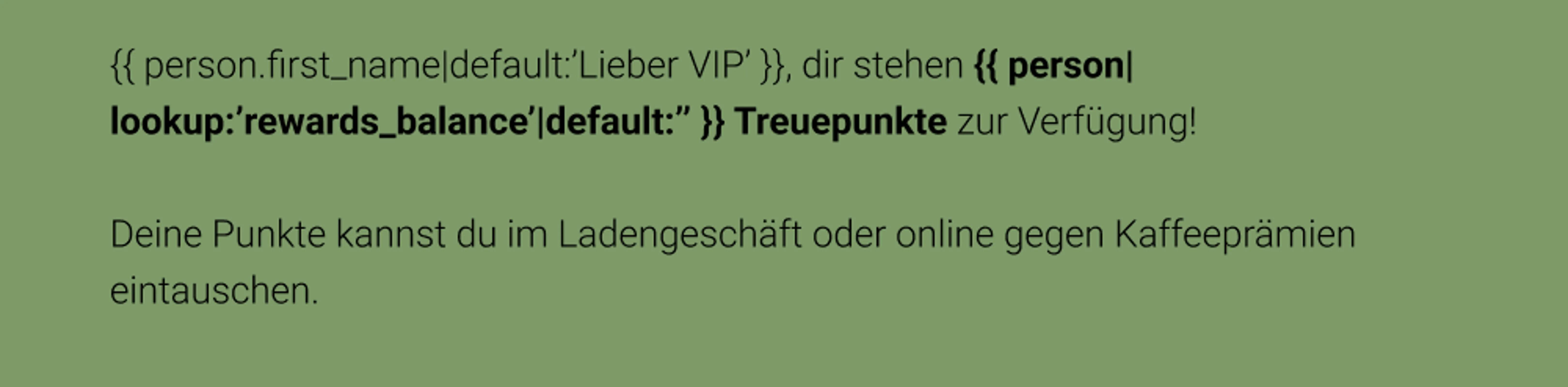 Bonuspunkte-Erinnerung bei Beantown