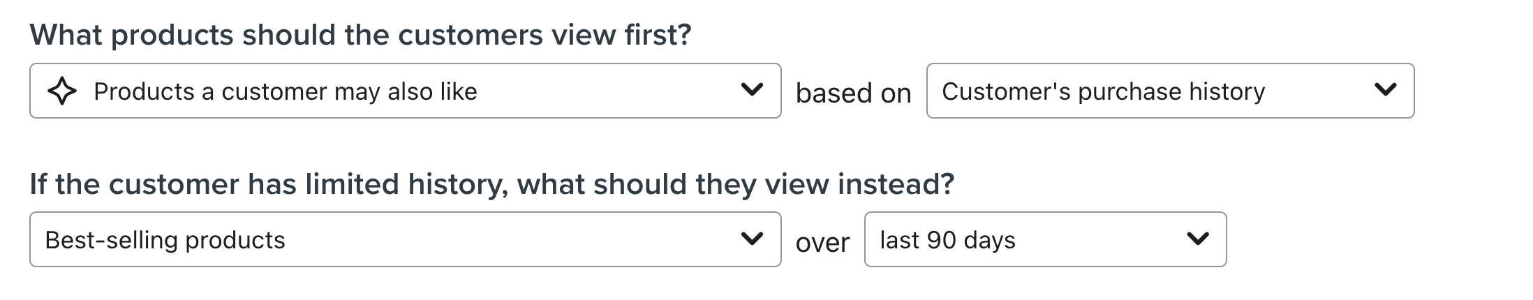 A preview of the logic used to build the You may also like feed