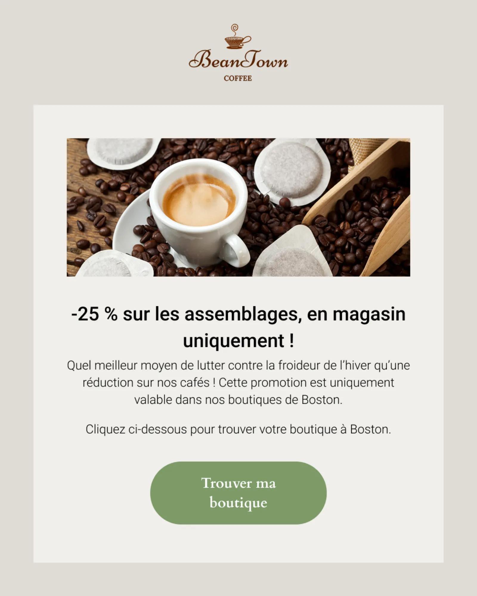 Campagne pour un segment basé sur la localisation