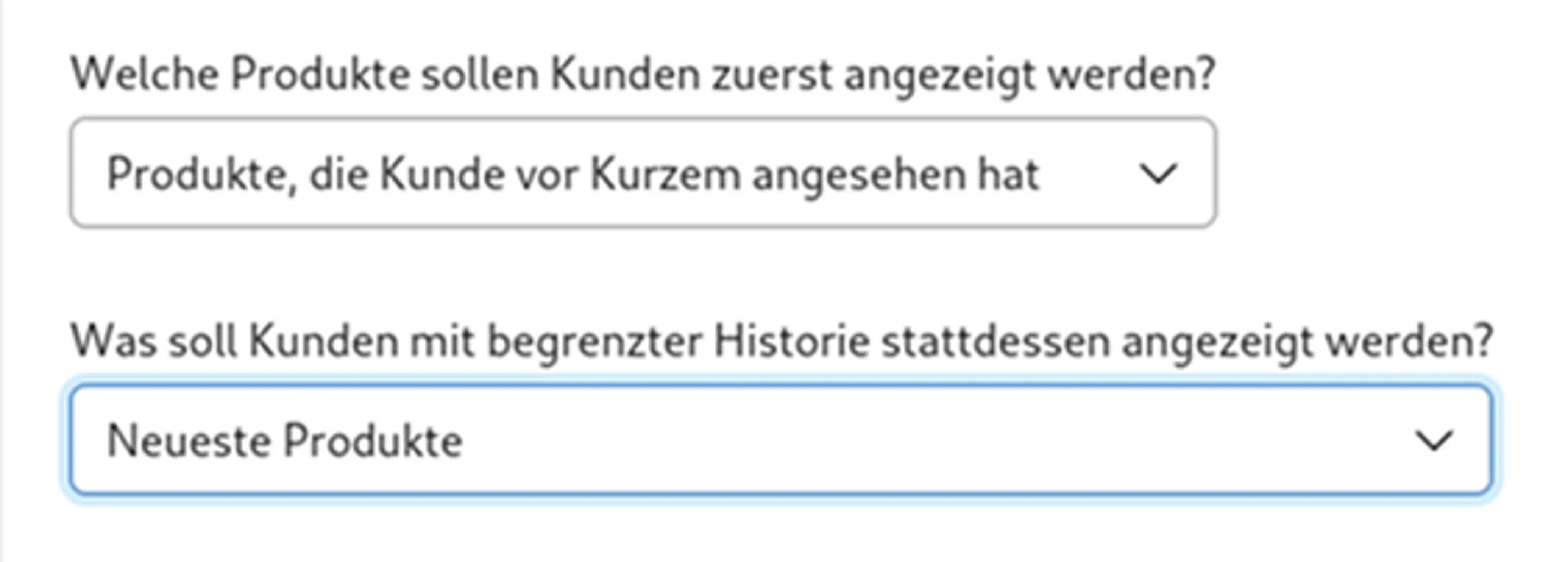 Eine Vorschau auf die Logik, mit der der Feed „Kürzlich gesehen“ erstellt wird
