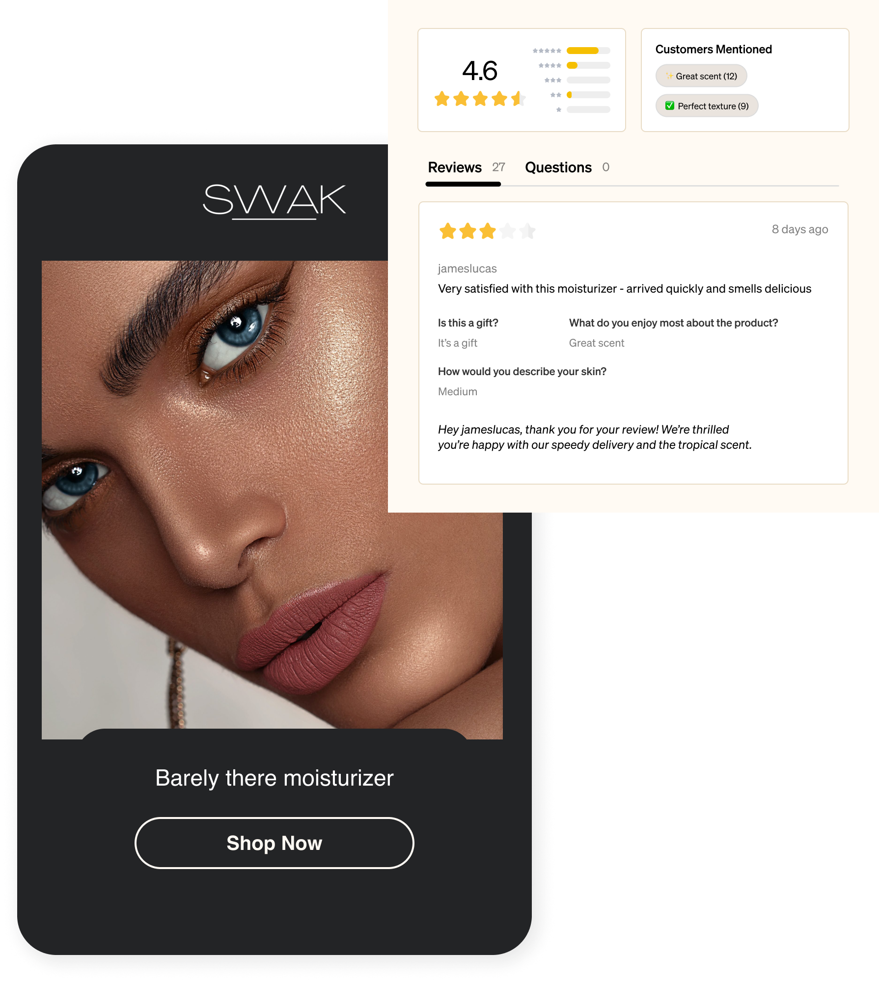 Responding to reviews