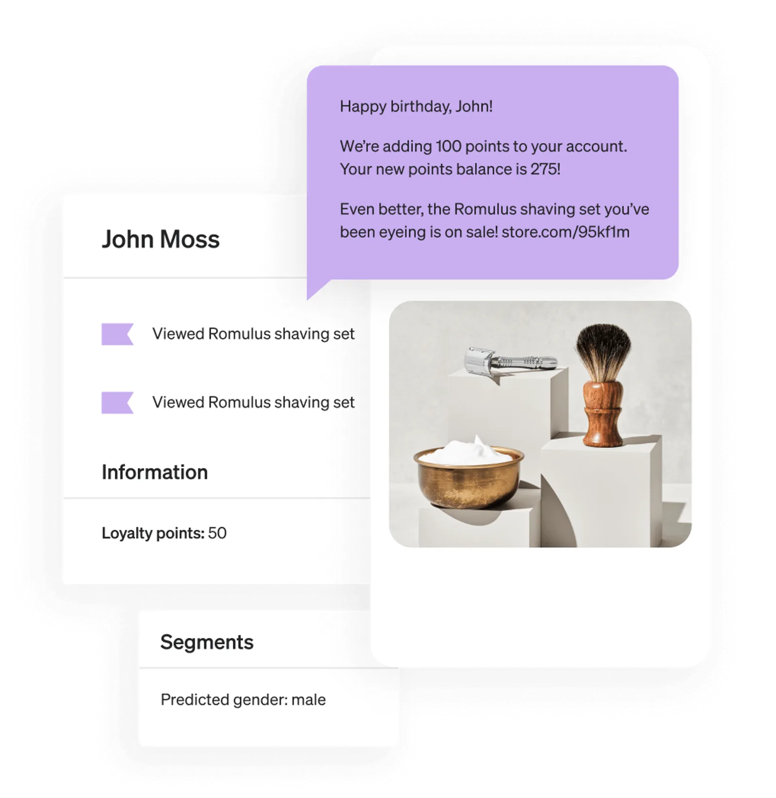 Adding loyalty points to a loyal customer's profile