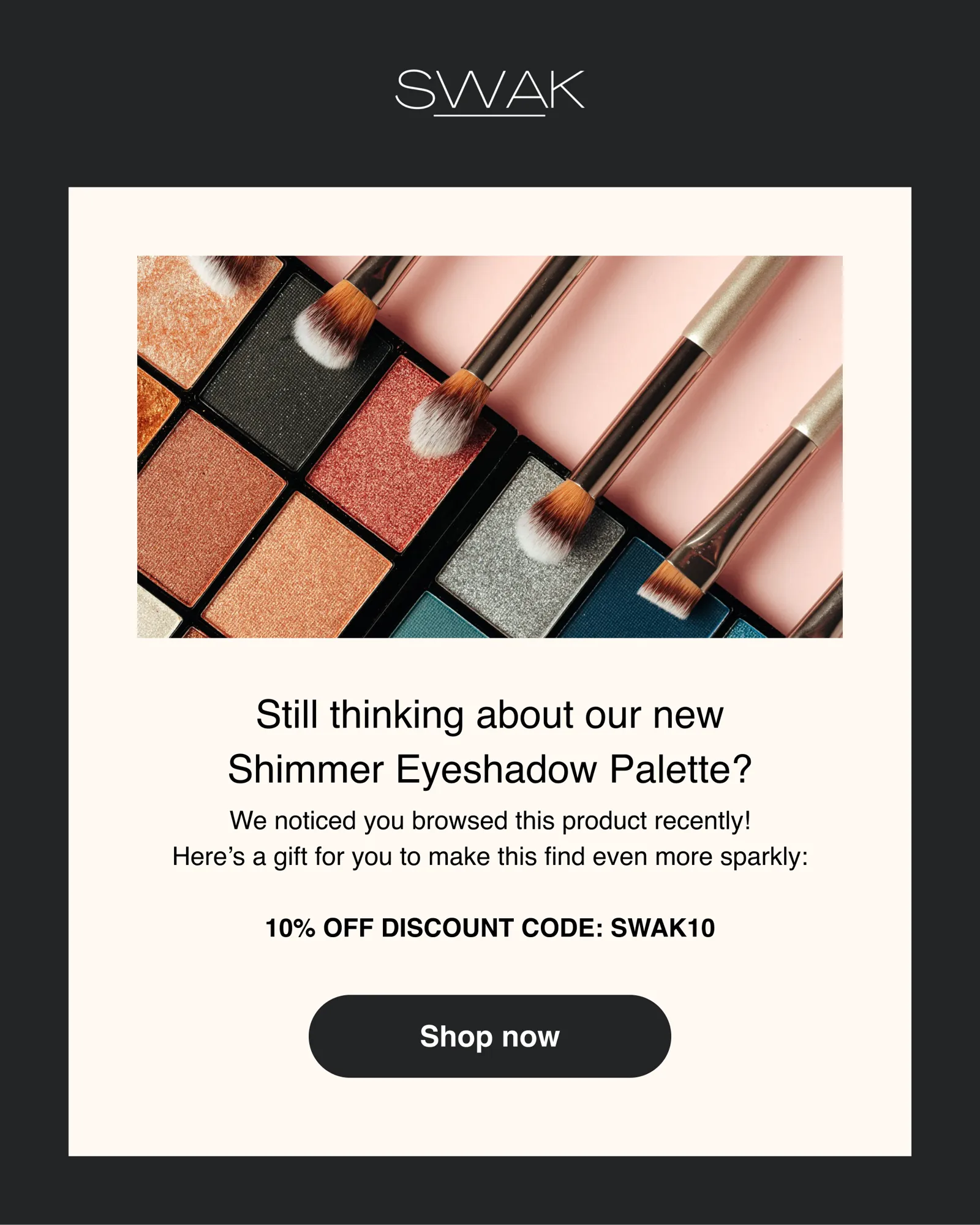 Email message tailored to a low predicted CLV segment