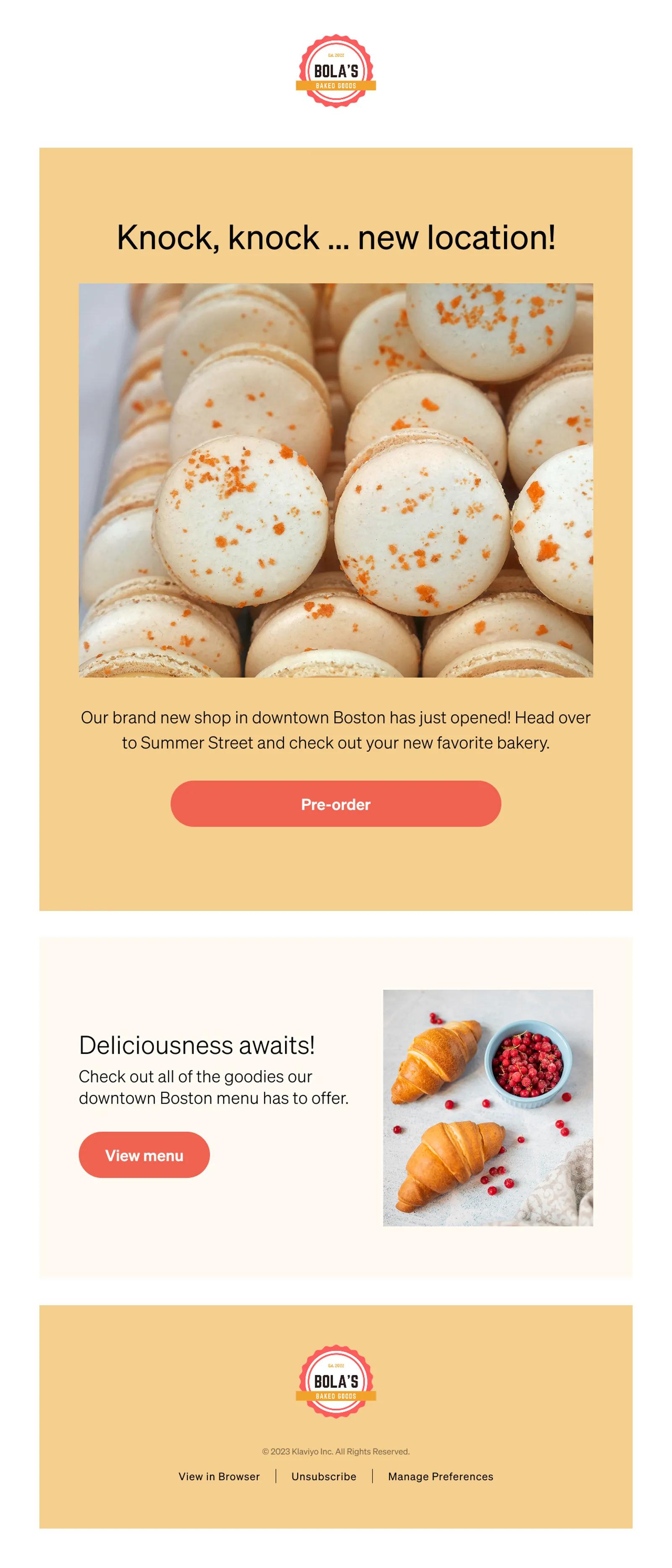 New location newsletter