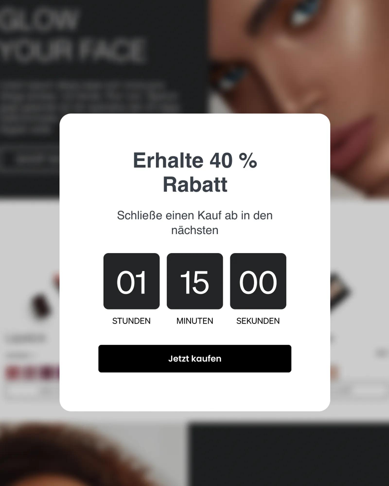 Form countdown timer