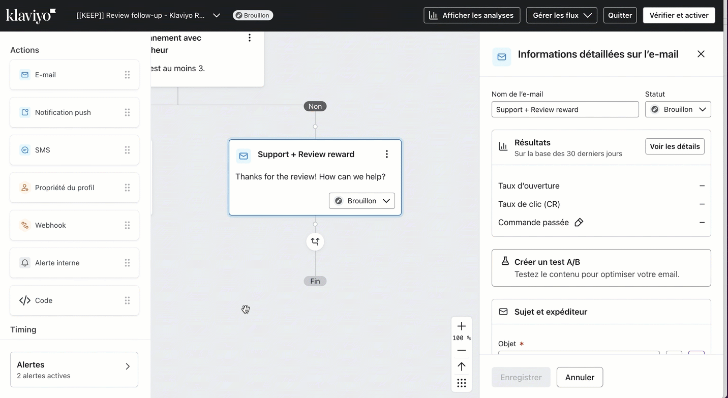 Cliquez sur Aperçu dans un message de flux pour tester à quoi ressemblera le contenu pour un spectateur spécifique.