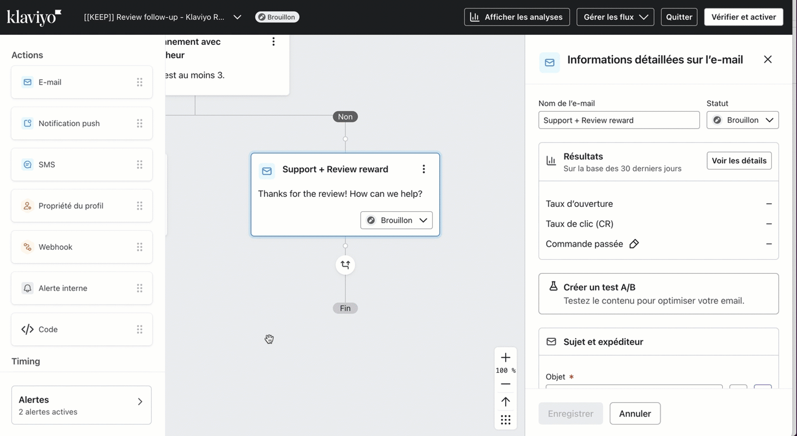 Cliquez sur Aperçu dans un message de flux pour tester à quoi ressemblera le contenu pour un spectateur spécifique.