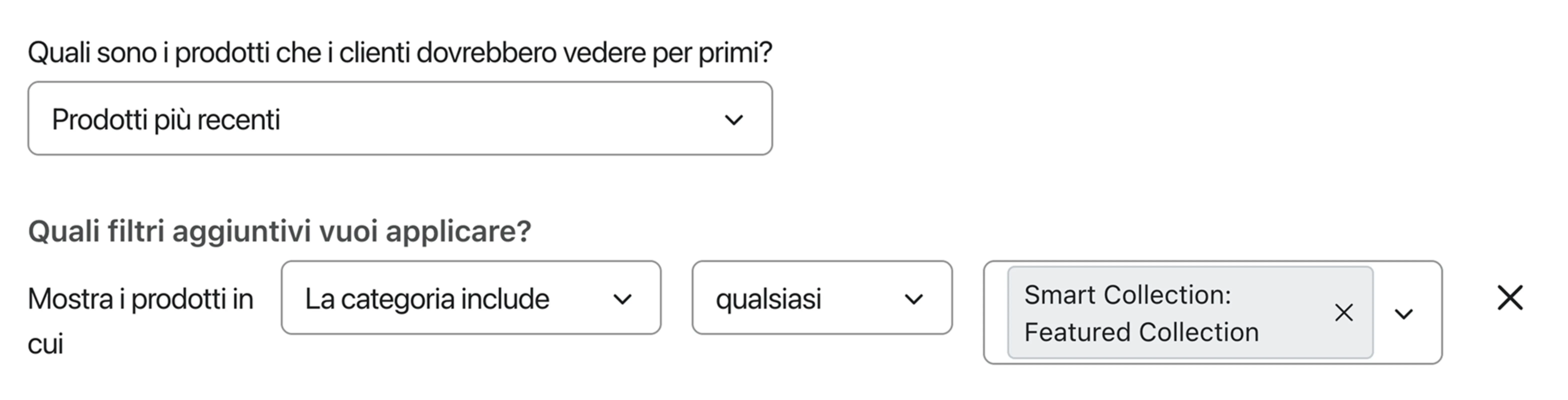 A preview of the logic used to build the New collection feed