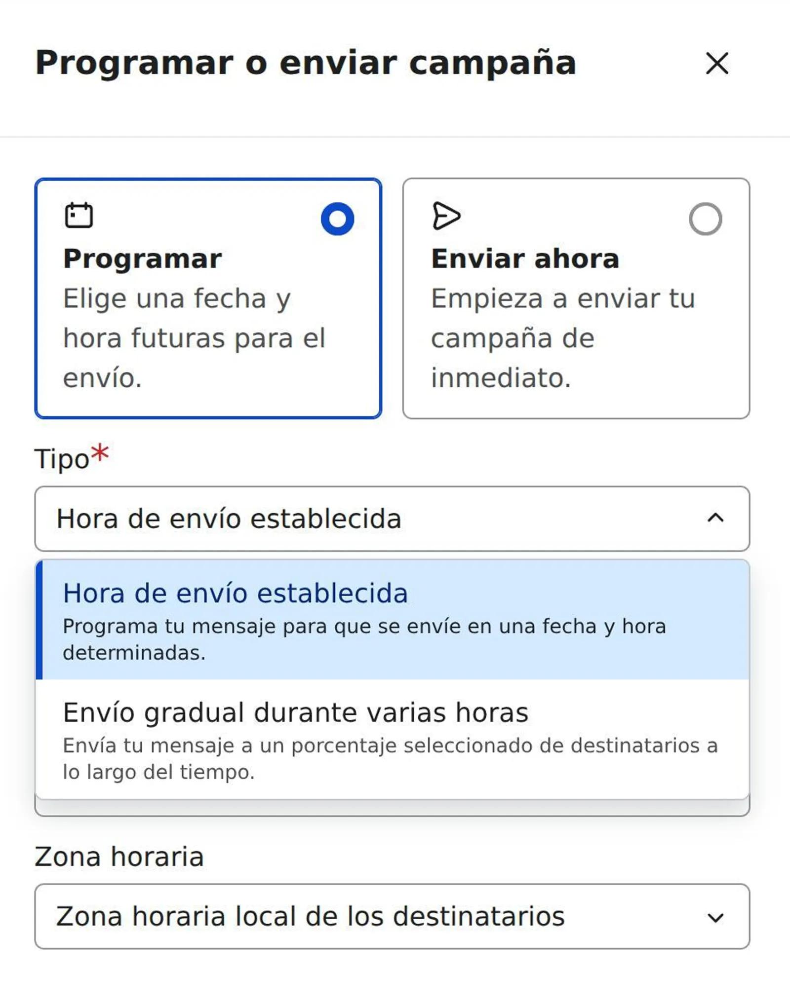 Image showing how to select Smart Send Time in Klaviyo.