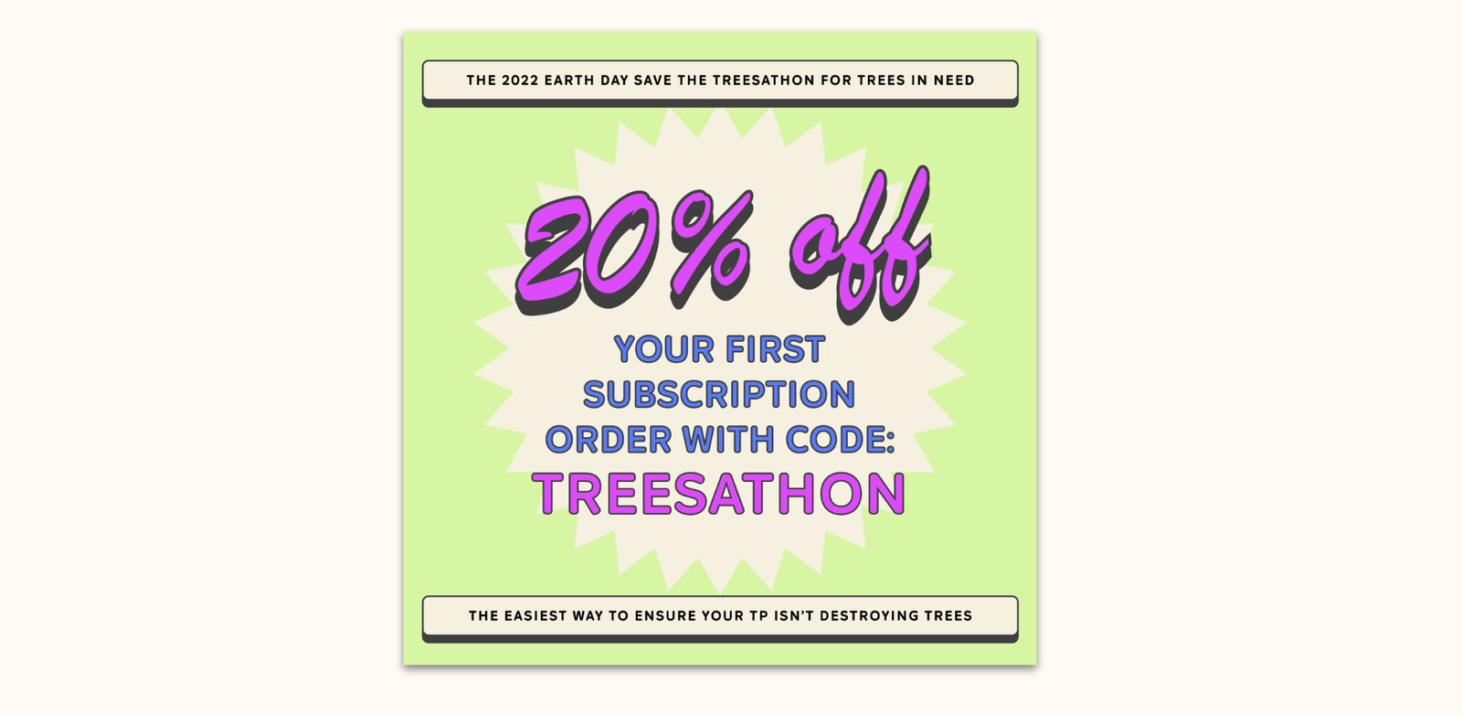 A social media ad targeting customers who have previously purchased from a brand but are not yet subscribers.