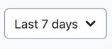 The Timeframe dropdown at the top of the report showing 7 days
