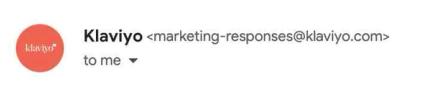 An example of an email heading with a BIMI logo