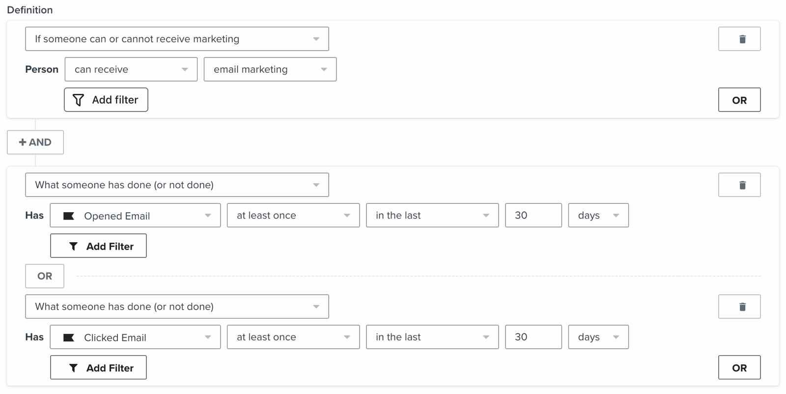 engaged and can receive email