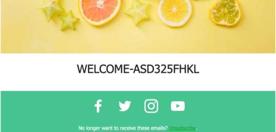 Unqiue 10 digit code added to the end of coupon prefix
