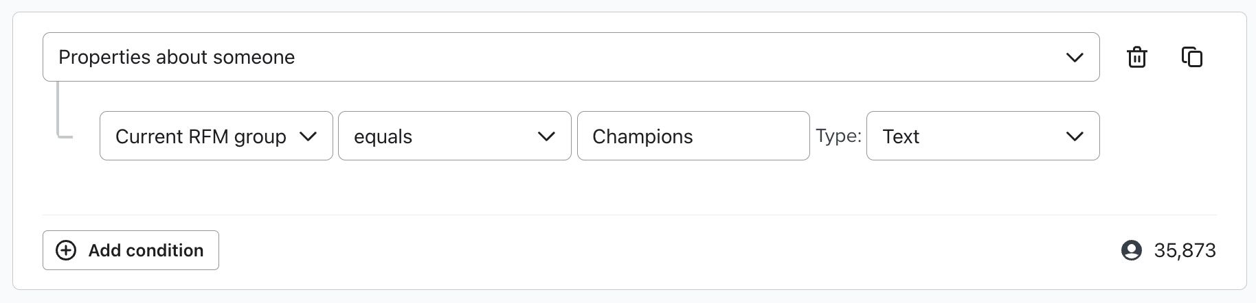 RFM Champions segment