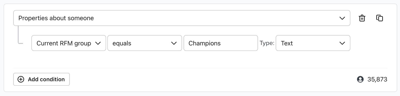 RFM Champions segment