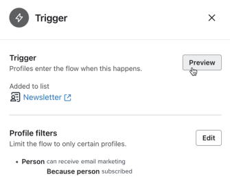 The Preview button