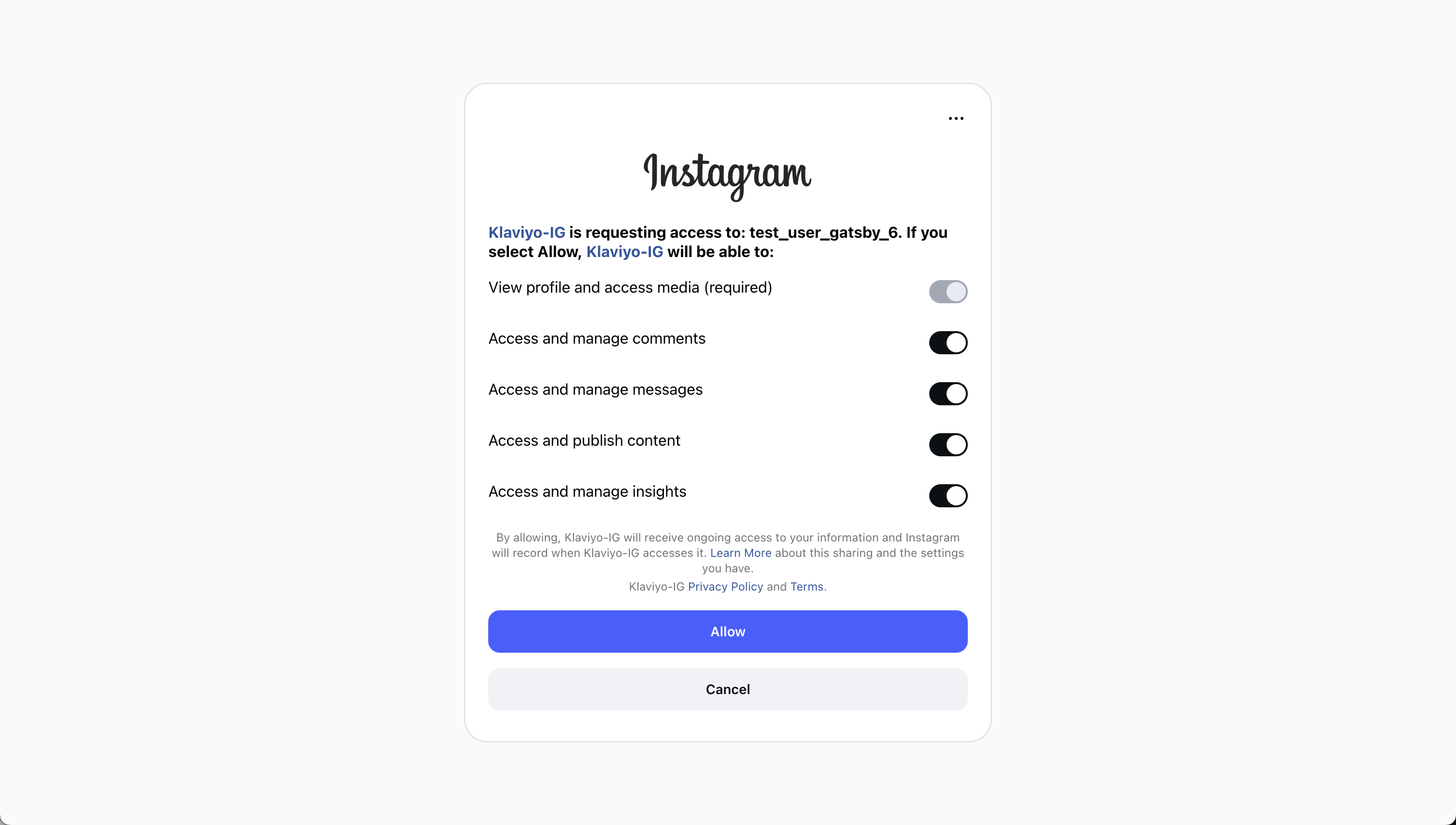KlaviyoInstagramAuthAllow.png