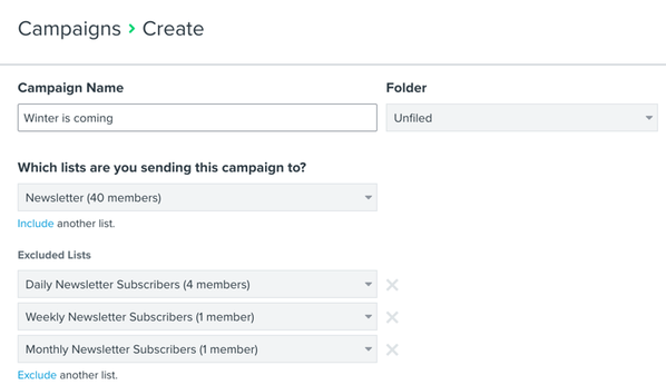 A campaign for those without a frequency preference