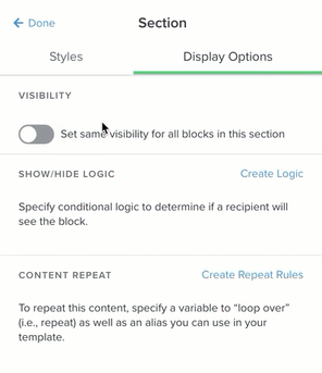 A section visible on desktop only
