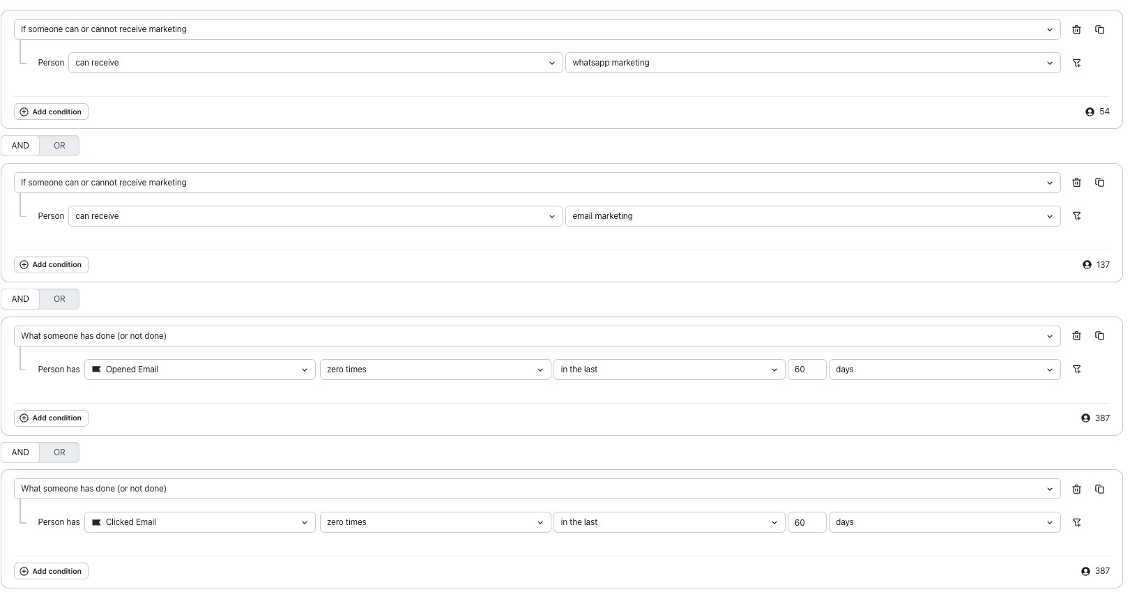 Prefers WhatsApp segment