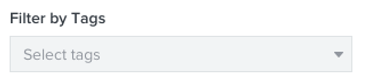Inside a Campaign Performance Report, you can add additional filter tags by choosing your tags from a dropdown