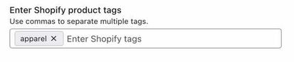 Product tags
