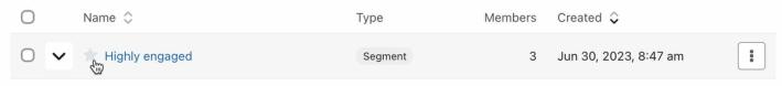 How to star a segment
