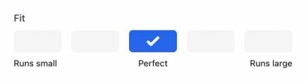 Centered range questions