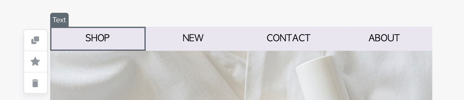 clone, save, and delete options