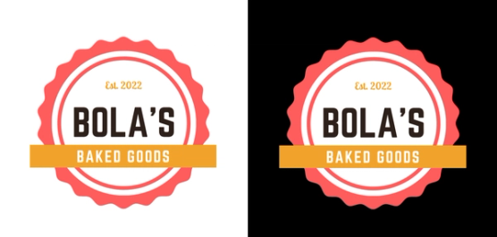 Bolas logos on dark and light backgrounds