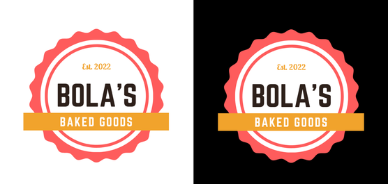Bolas logos on dark and light backgrounds