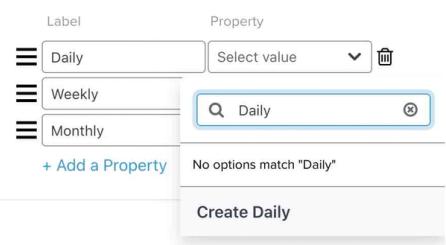 A preference page's radio button settings show several value fields