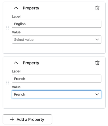 Setting a value for a radio button option