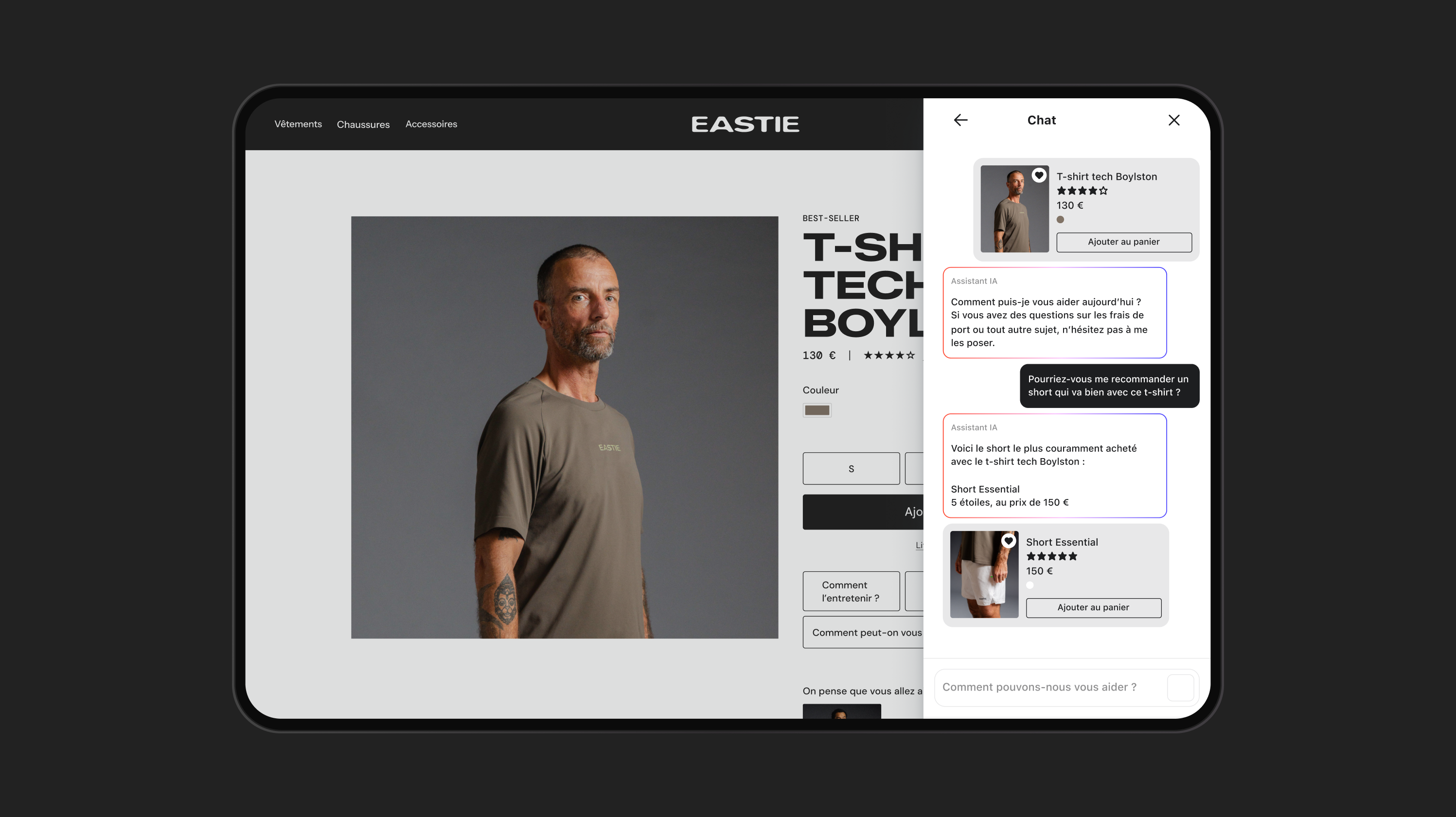 Image: Customer Agent Skills page with loyalty lookup preview  The Klaviyo Customer Agent configuration interface open to the "Skills" tab, showing a 53.68% success rate over the last 90 days (up 12%). A "Conversations" table lists recent customer questions about loyalty points and rewards, with statuses of Active, Resolved, Routed, and Closed across Web chat, Email, and Text message channels. A live preview panel on the right shows a test conversation where a customer asks "How many loyalty points do I currently have?" and the agent responds with Jane Foster's loyalty status: 1,200 points, Silver VIP tier, with 2,000 points needed for the next reward.