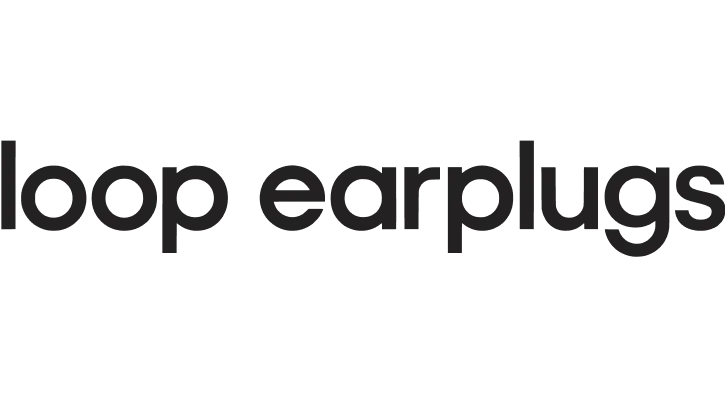 Loop Earplugs logo in charcoal text.