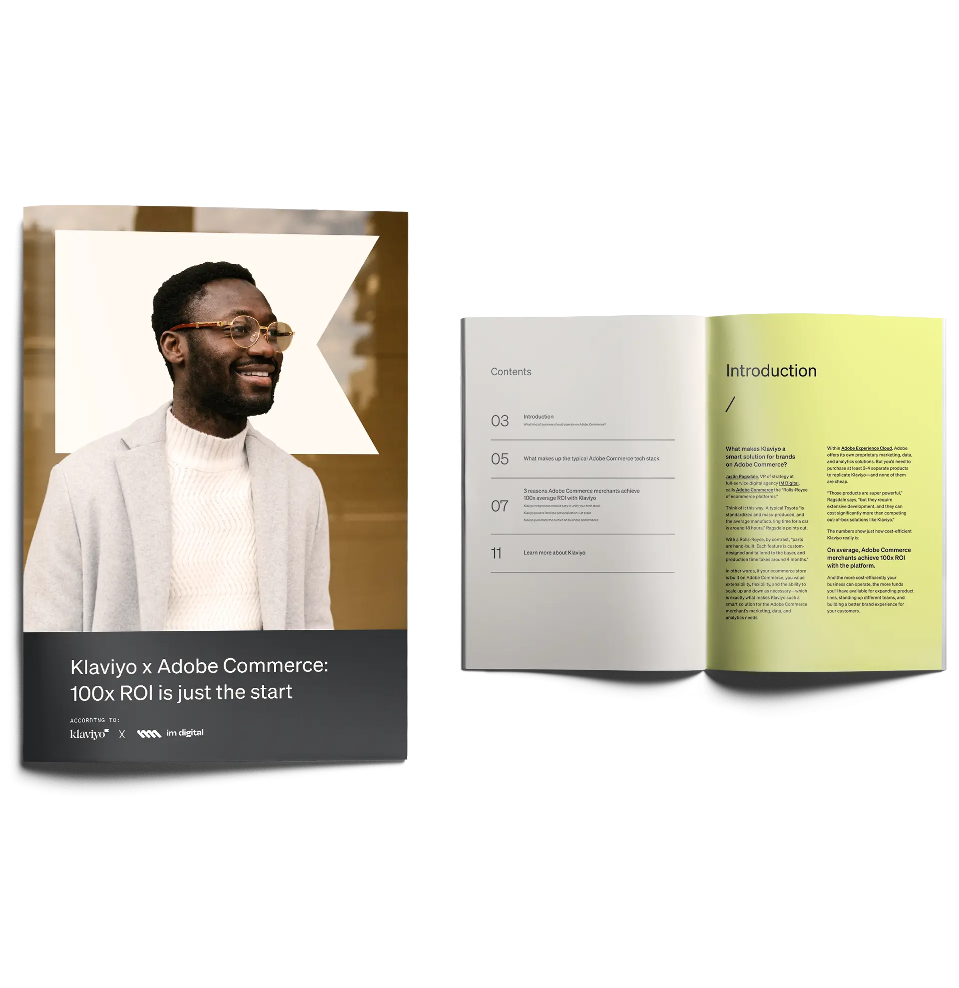 cover page and inside preview of the adobe guide