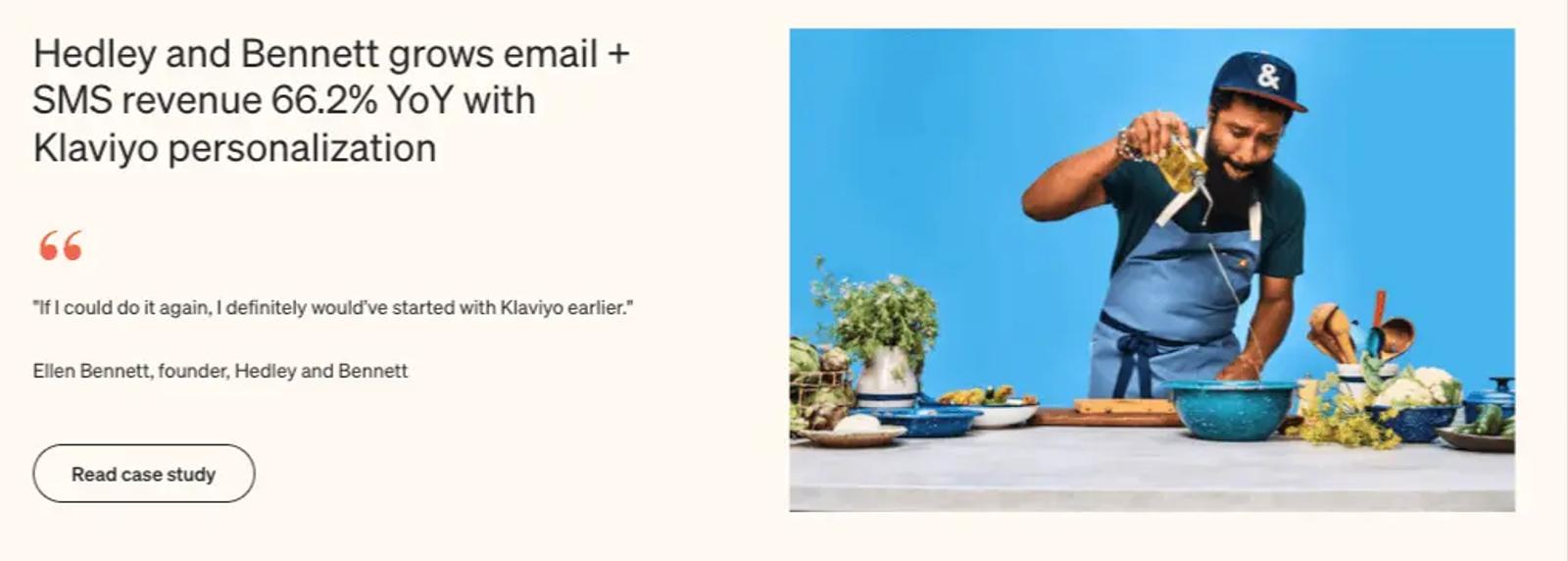 image from hedly and bennet klaviyo customer case study