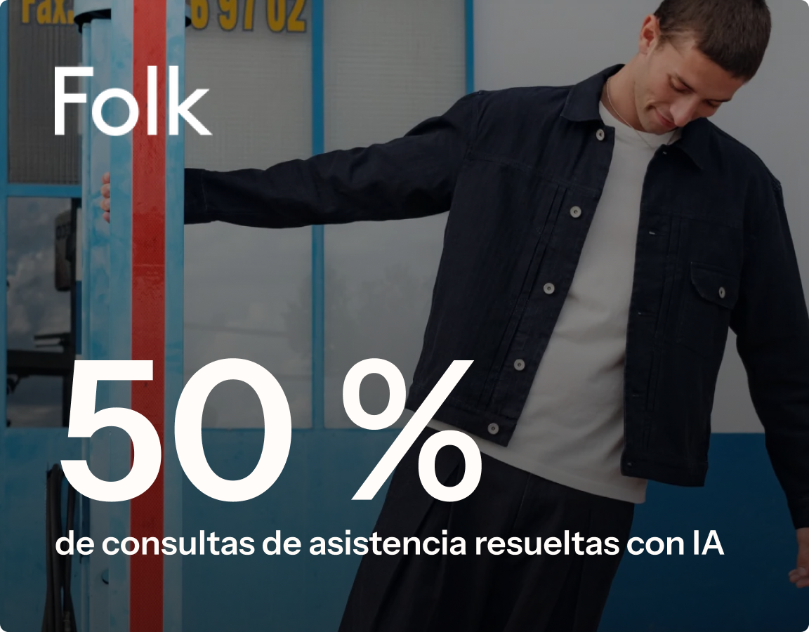 El 50 % de las consultas de asistencia se resuelven mediante IA.