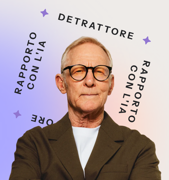 foto in primo piano che raffigura il personaggio di AI Holdout