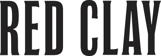 Red Clay logo in bold, black text.