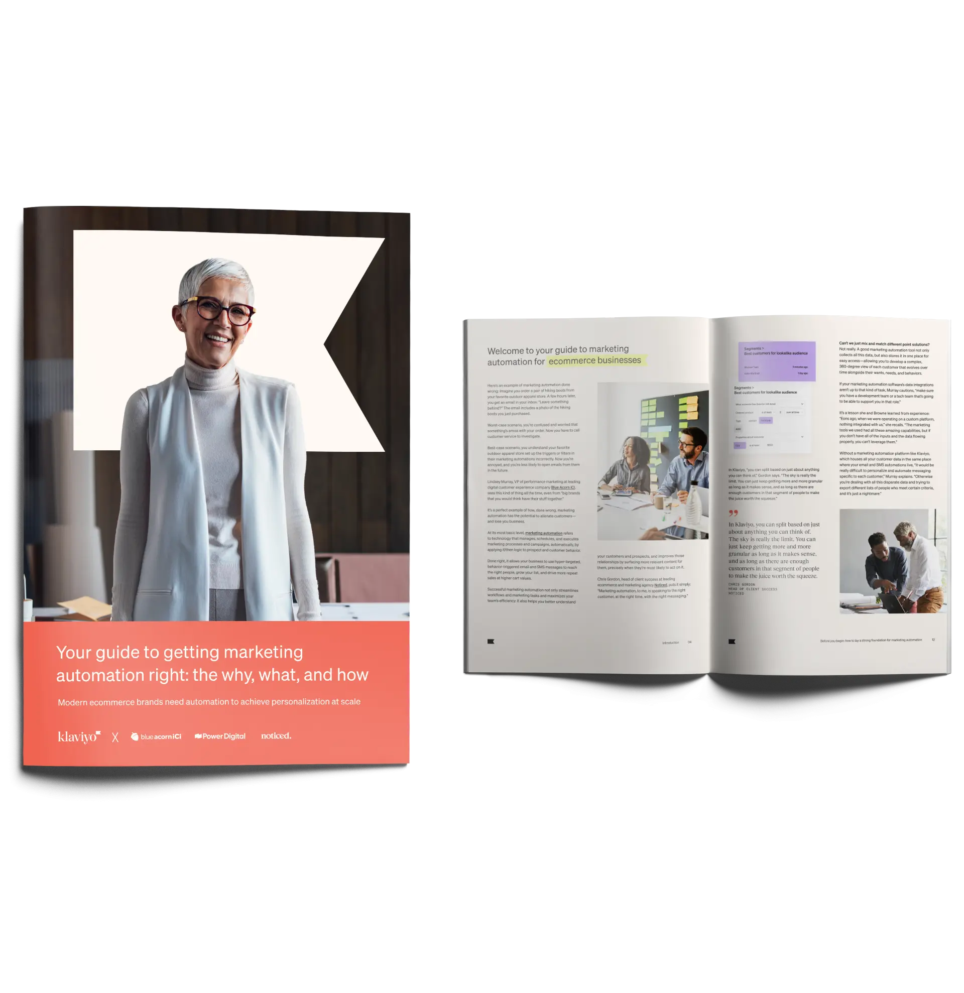 automation booklet cover with pages that preview the inner content